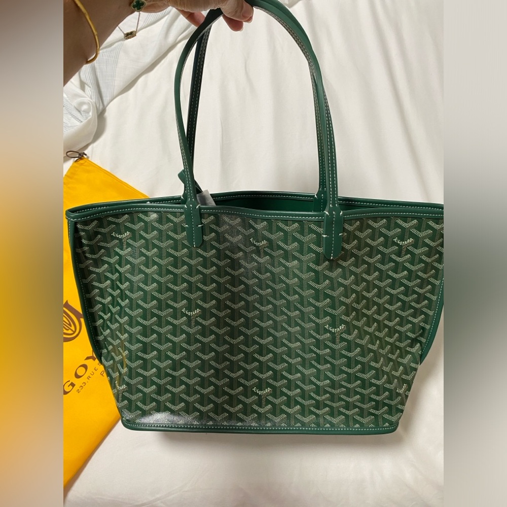 Anjou PM Goyard Green Bag
